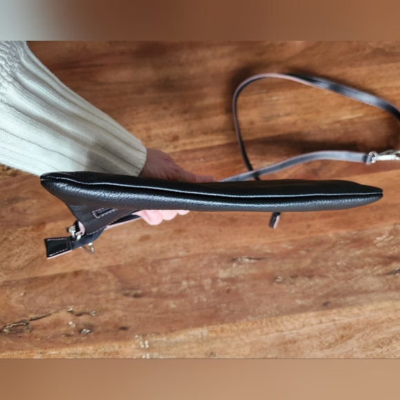 Lodis Audrey Black Pebbled Leather Crossbody Bag - Picture 6 of 12